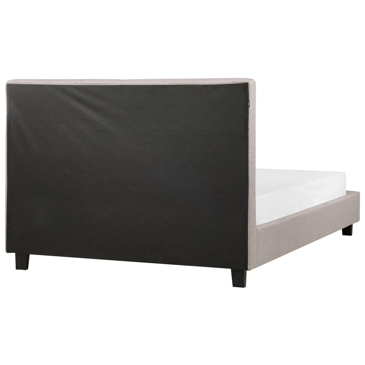 WASSERBETT 140x200 cm Grau La Rochelle - Hellgrau, Textil (140/200cm) - Beliani