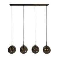 HÄNGELEUCHTE Stellar Braun 25/130/150 cm - Braun, Glas (25/130/150cm) - Hoyz Collection