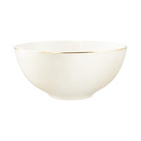 SCHÜSSEL Savona Goldlinie creme 2 L - Creme, Keramik (21.3cm) - Seltmann Weiden