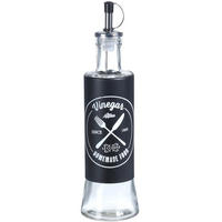 ESSIGSPENDER Glas 300 ml 6,5/6,5/24 cm - Schwarz, Glas (6.5/24/6.5cm) - Excellent Houseware