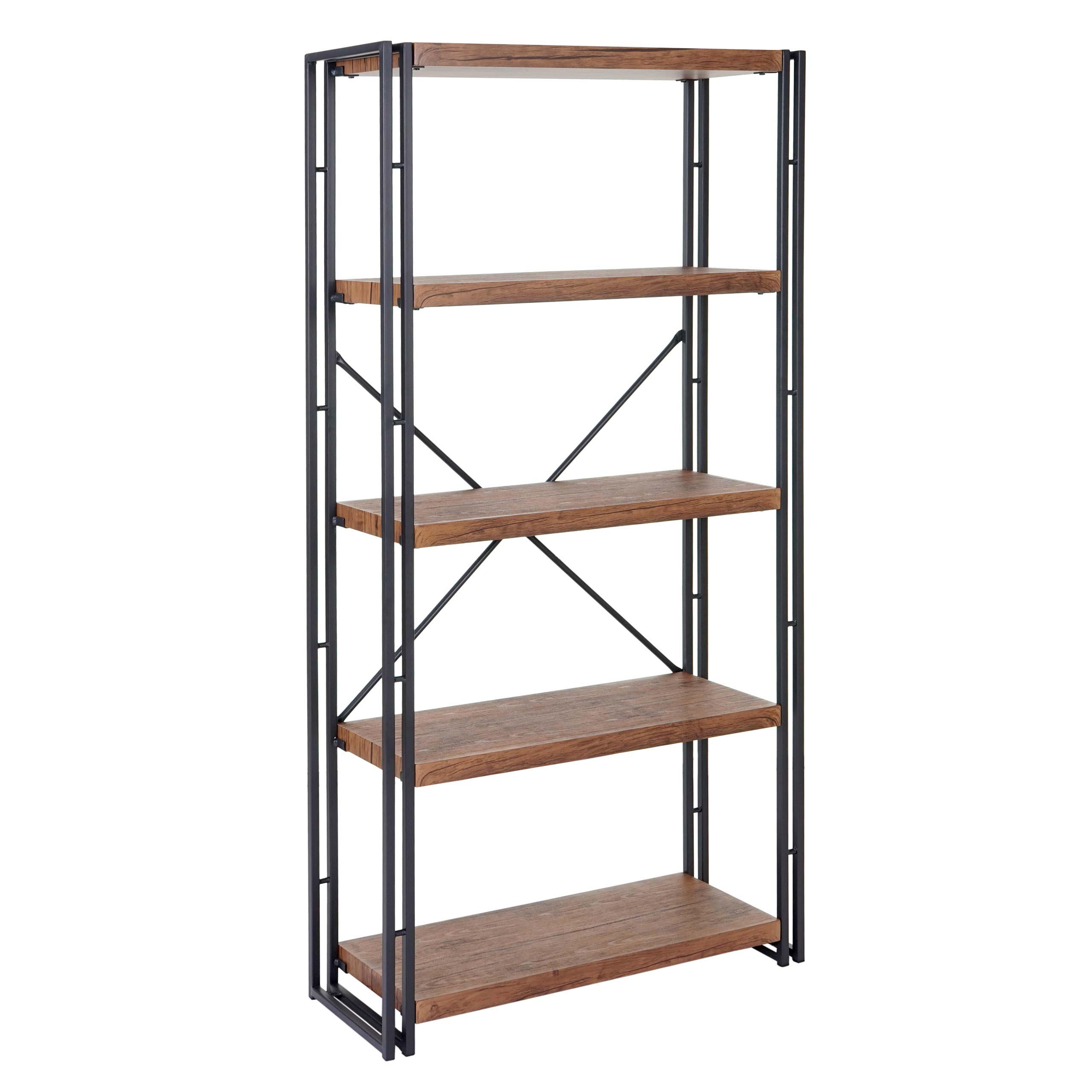 BÜCHERREGAL Holz - Braun, Holzwerkstoff (80/165/30cm) - MCW