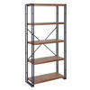 BÜCHERREGAL Holz - Braun, Holzwerkstoff (80/165/30cm) - MCW