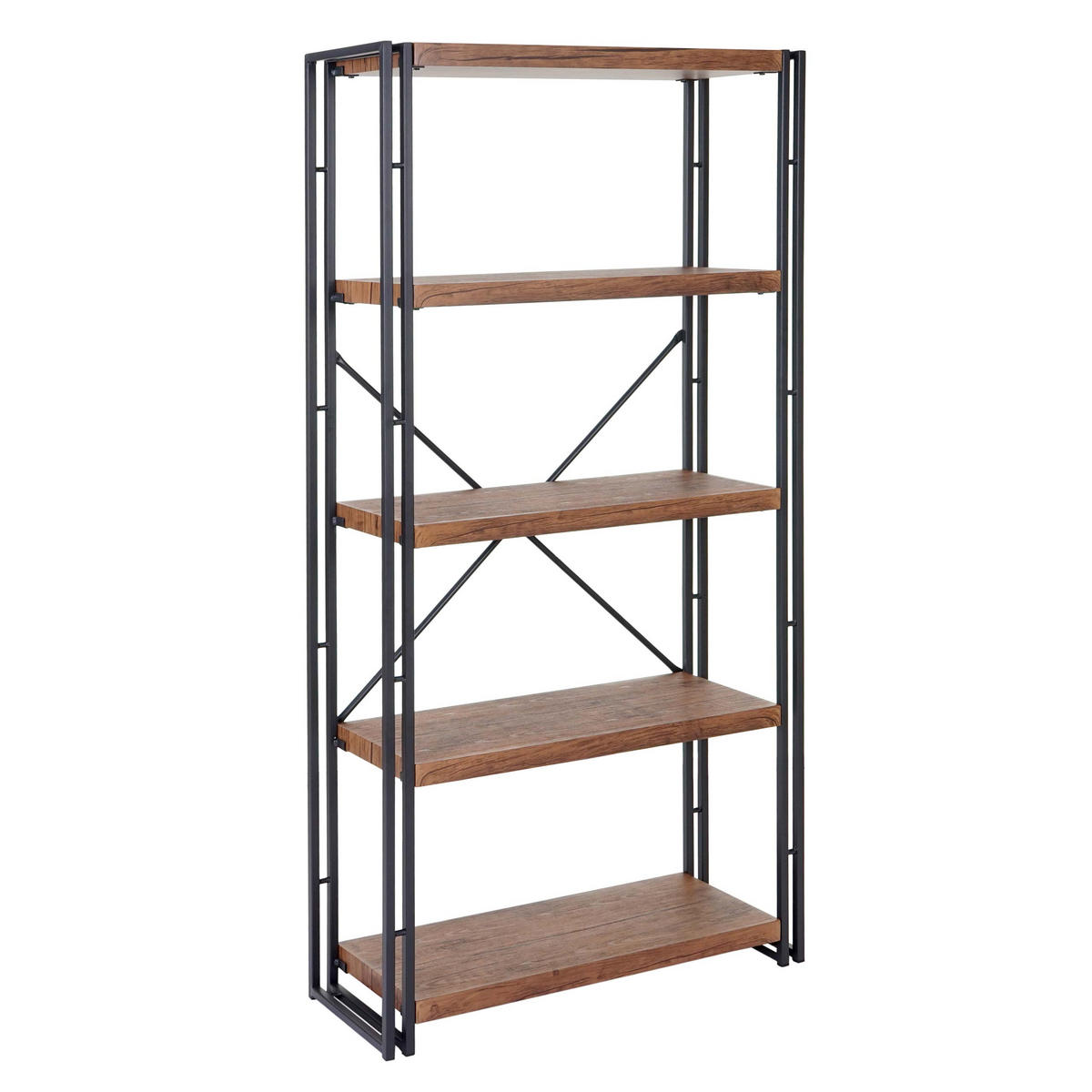 BÜCHERREGAL Holz - Braun, Holzwerkstoff (80/165/30cm) - MCW
