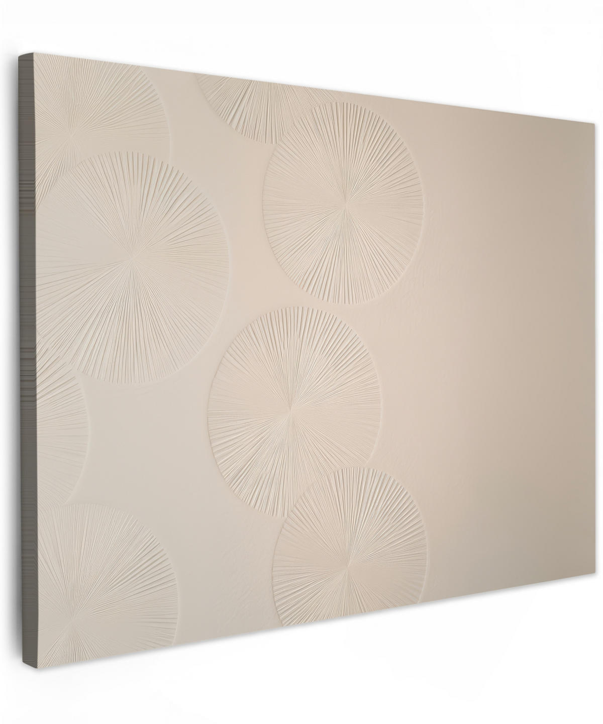 LEINWANDBILD Japandi - Beige - Modern 40x30 cm - Ecru, Textil (40/30cm) - MuchoWow