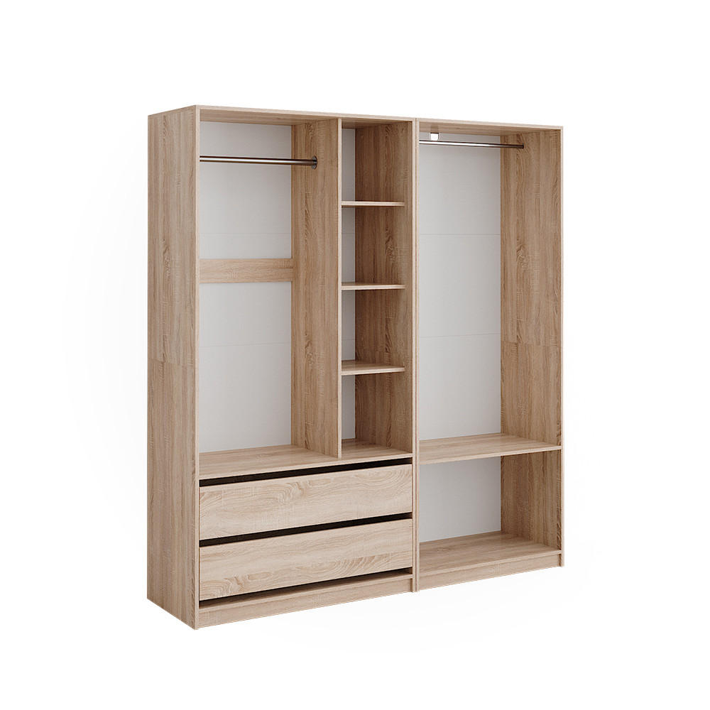 Vicco ŠATNÍ SKŘÍŇ Elmo Sonoma 180 x 200 cm Sada 2 kusů