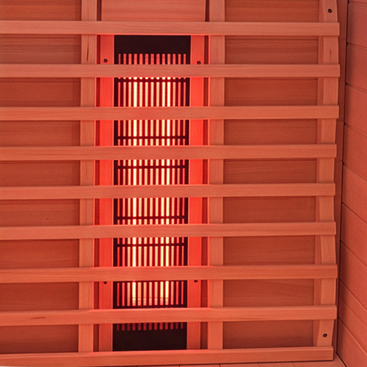 INFRAROTKABINE SONORA S - Größe: S - Naturfarben, Holz (90/190/90cm) - Home Deluxe