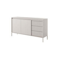 KOMMODE Beige Senso 153/81 cm - Beige, Holzwerkstoff (153/81/39cm) - Bettso