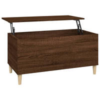 COUCHTISCH Braun Eichen-Optik 90x44,5x45 cm Holzwerkstoff - Braun, Holzwerkstoff (90/44.5/45cm) - furnicato