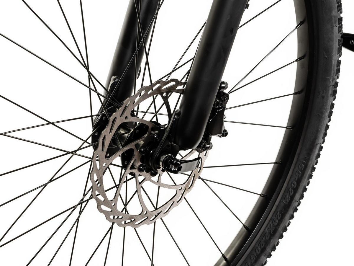 MOUNTAINBIKE Hawk Trail One 29er Black 9 Gang 29 Zoll Gr: S;M;L - Schwarz, Metall (48cm) - Hawk Bikes