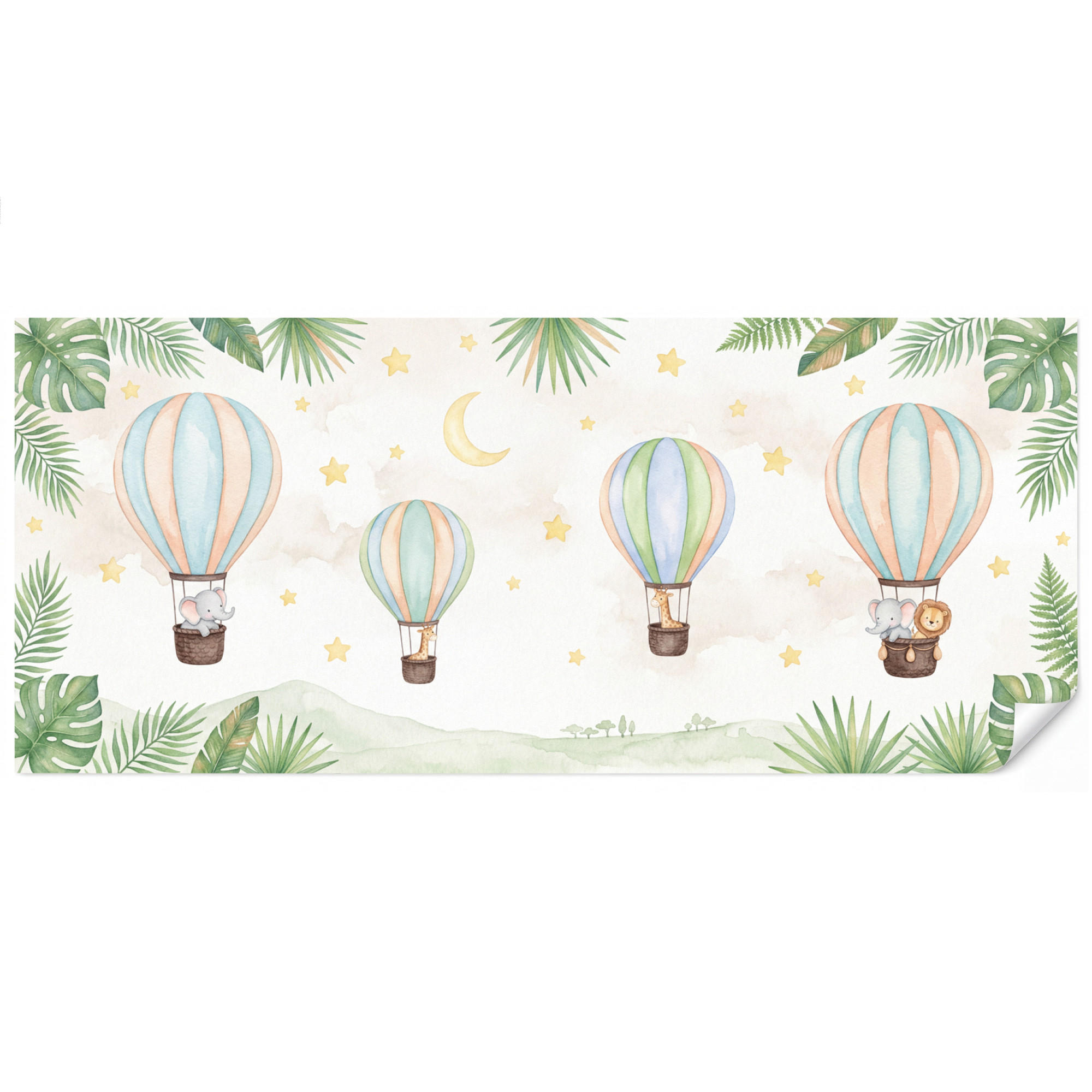 OnlyWow Kindertapete Weiß 500x220 cm