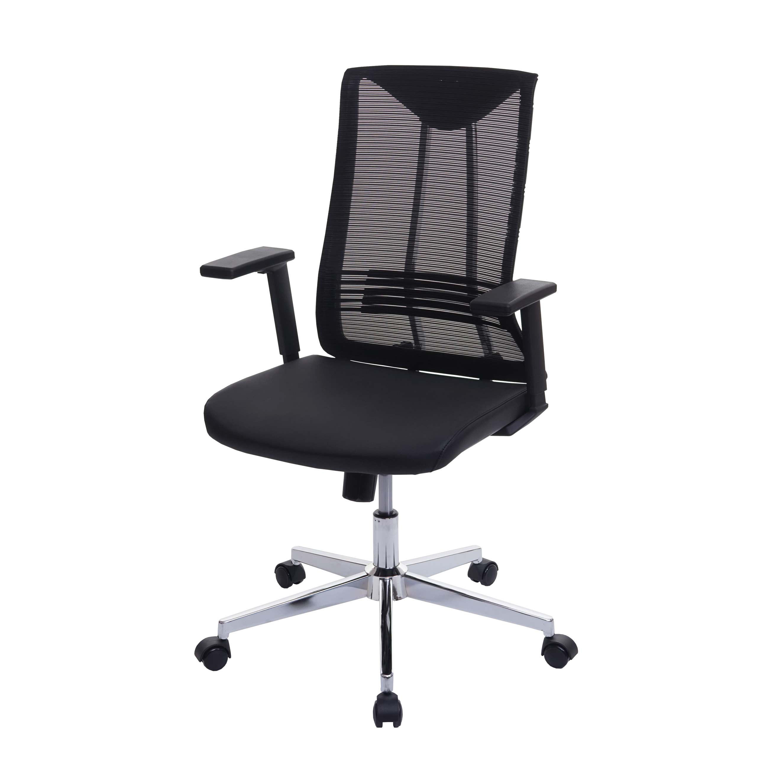 BÜROSTUHL Schwarz - Schwarz, Textil (65/110/66cm) - MCW