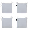 SITZKISSEN Panama 40/40 cm 4er-Set - Hellgrau, Textil (40/4/40cm) - Madison