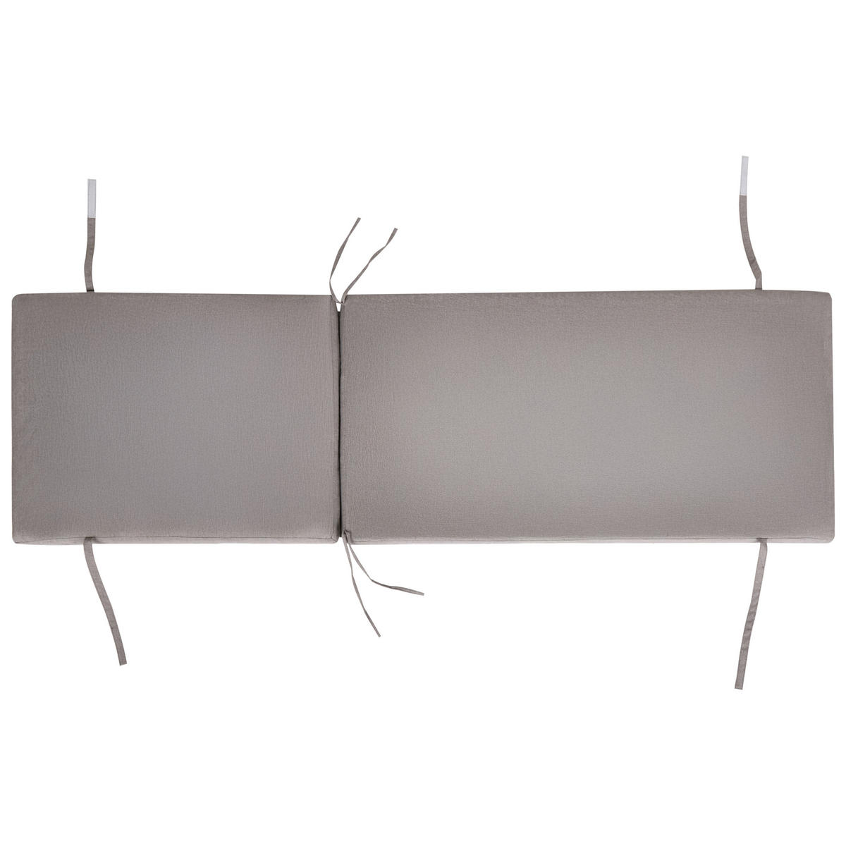 SONNENLIEGE mit Kissen Grau Verdello - Grau, Metall (190/42/60cm)