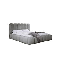 POLSTERBETT VELORA 160x200 GRAU - Grau, Textil (160/200cm) - Luxkor24