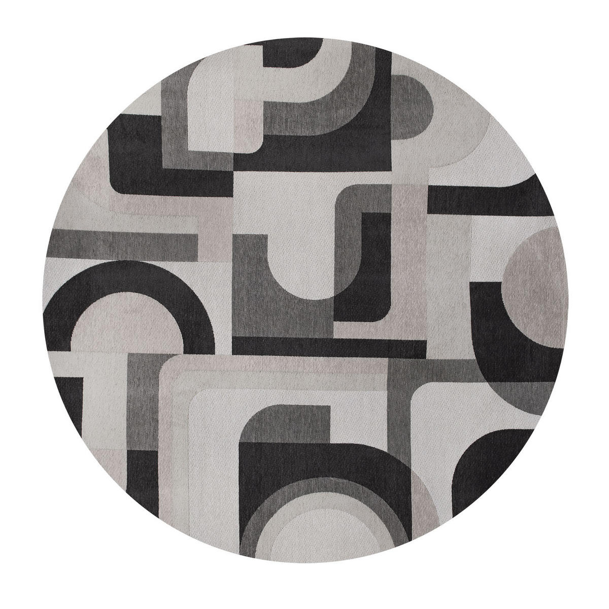 TEPPICH In-/Outdoor Flachgewebe PRUSSY Grau 140 x 200 cm - Grau, Textil (140/200cm) - Novatrend