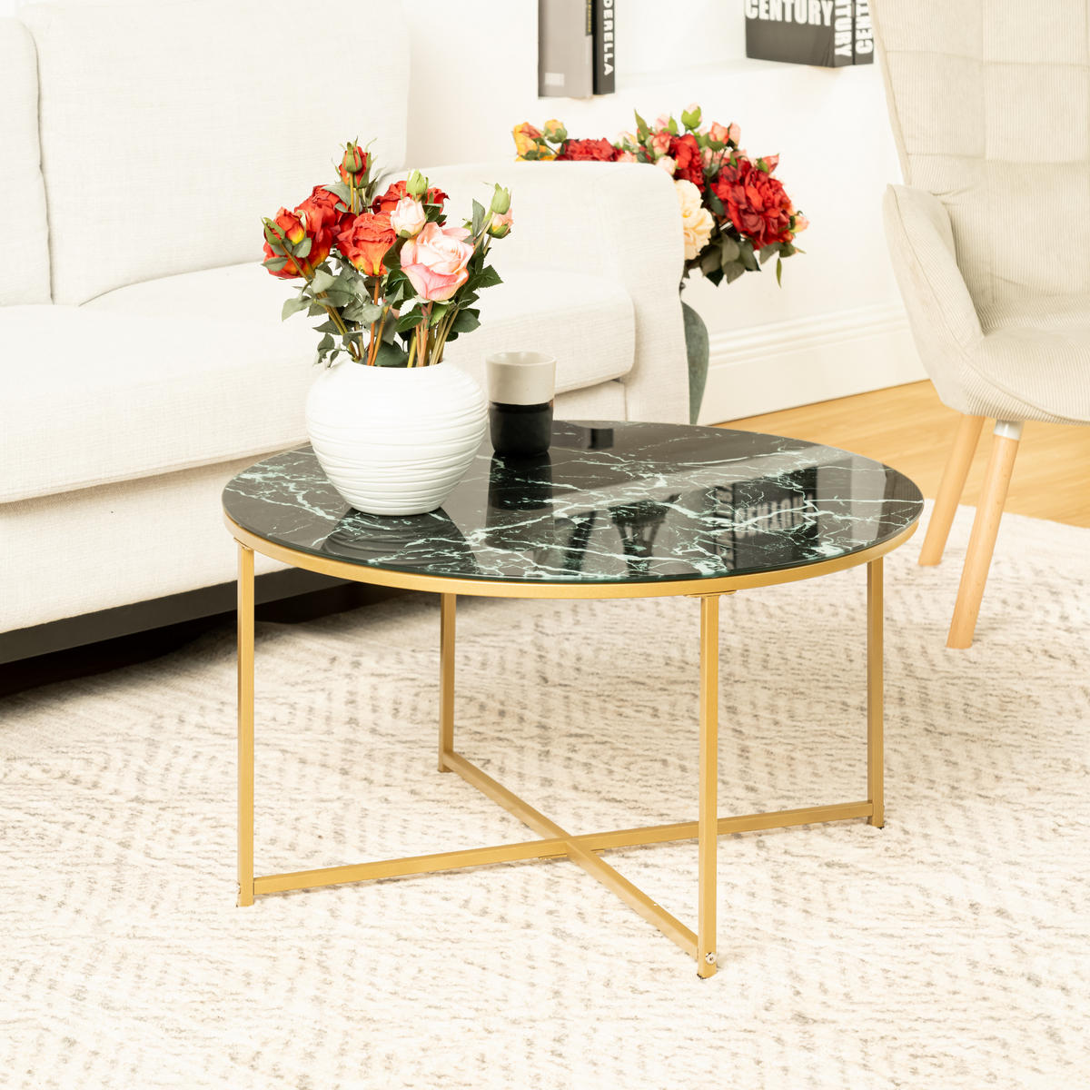 JEDÁLENSKÝ STÔL Ausziehbar čierny - biela, kov/kompozitné drevo (160/75/76cm) - Urban Meuble