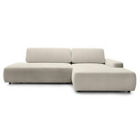 ECKSOFA Bamby Beige 276 cm - Beige, Textil (276/82/164cm) - Pillovely