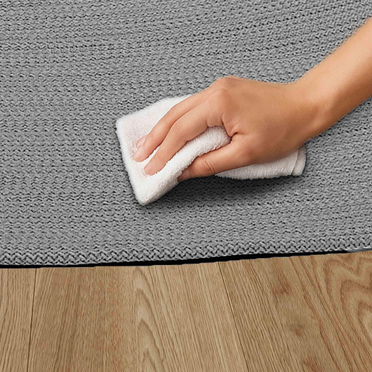 KURZFLORTEPPICH PARIS - Grau, Naturmaterialien/Kunststoff (120/120cm) - Astra