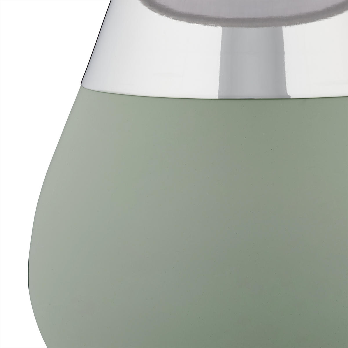 TISCHLAMPE - Grün, Kunststoff/Textil (18/18/32cm) - Relaxdays