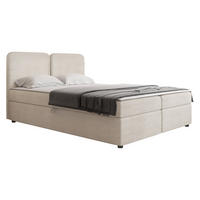 BOXBETT Boho - Schwarz/Naturfarben, Holz/Holzwerkstoff (160/200cm) - MIRJAN24