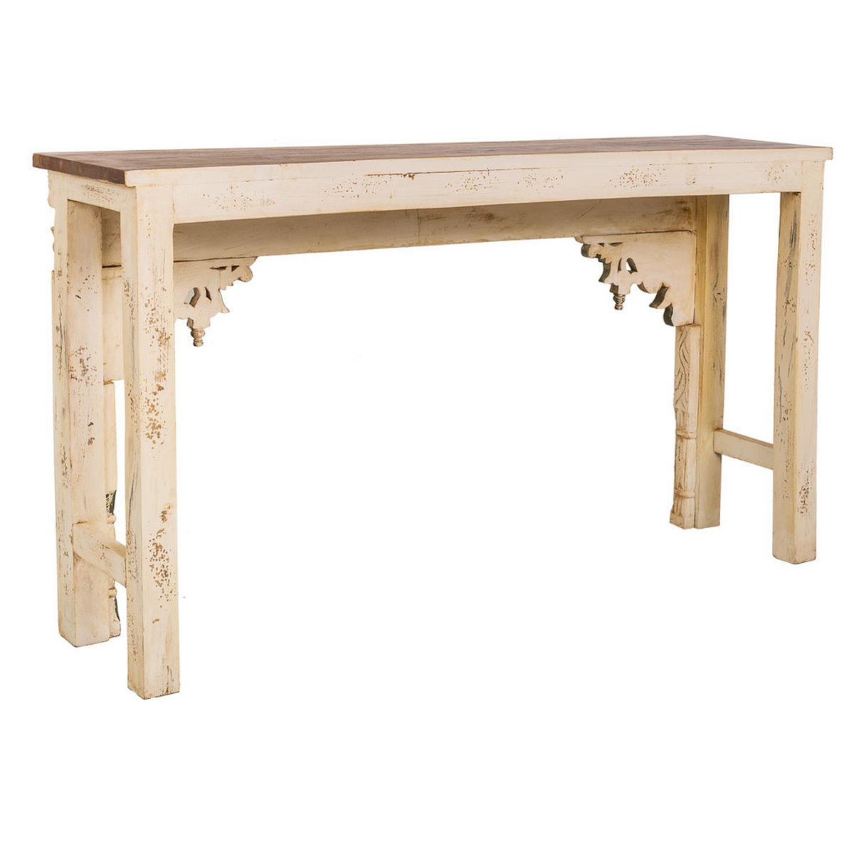 KONSOLENTISCH aus Holz, braun, 160x40x90cm - Braun, Holz (40/160/90cm) - Wanderlust