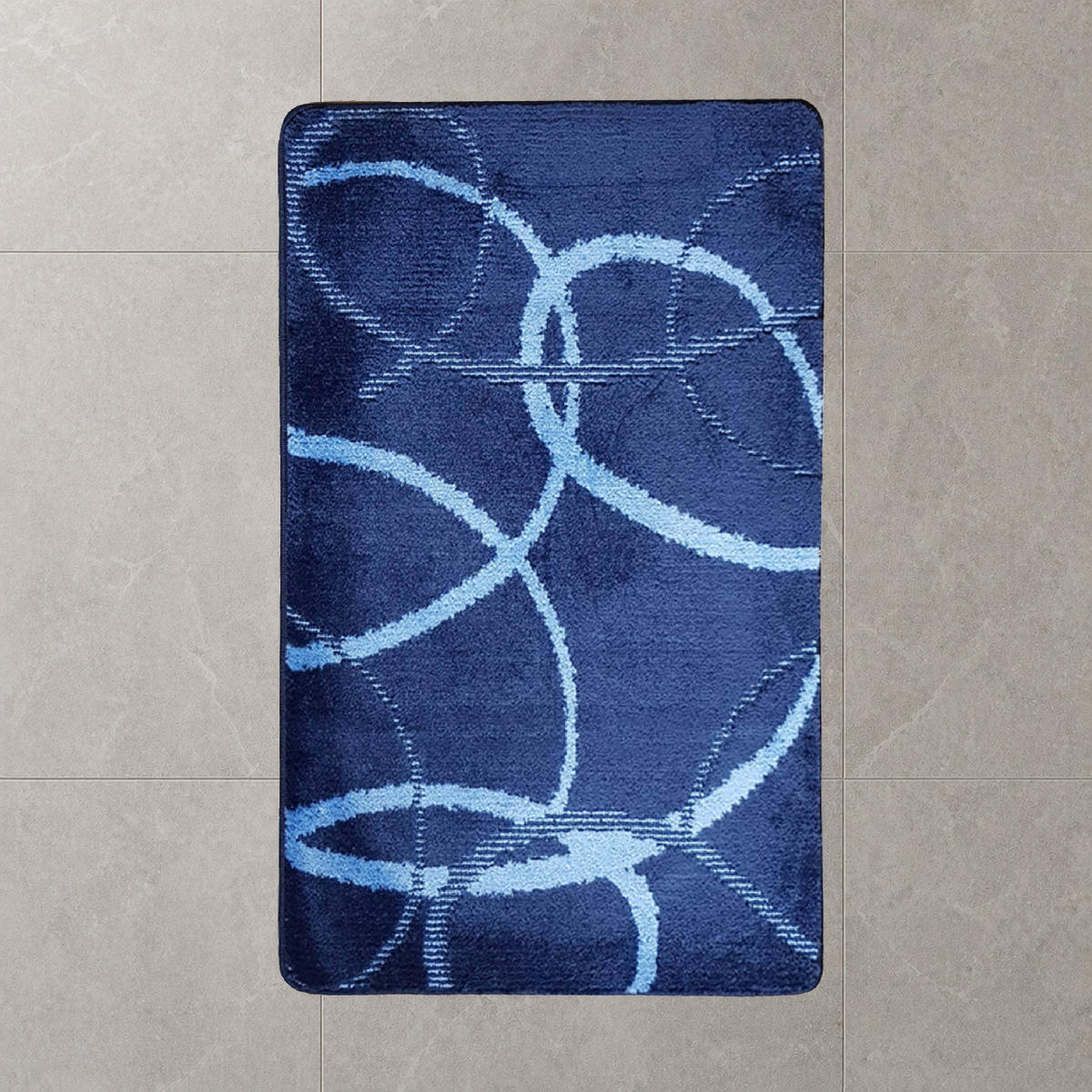 BADEMATTE 80/200cm BLAU - Blau, Textil (80/200cm) - ROLFNERS