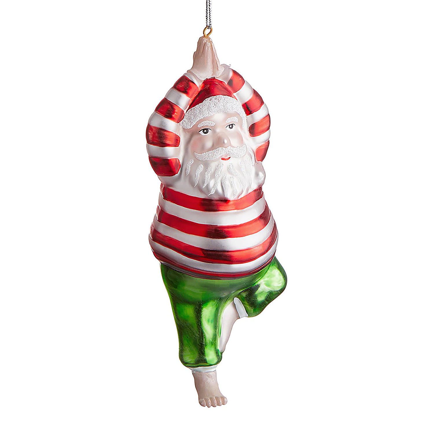 BAUMANHÄNGER Hang On Yoga Santa - Multicolor, Glas (4/16/6cm) - Butlers