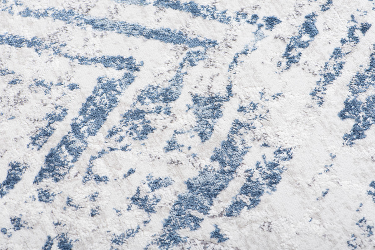 TEPPICH SKY Blau Grau 120/170 cm - Blau, Textil (120/170cm) - Tapiso