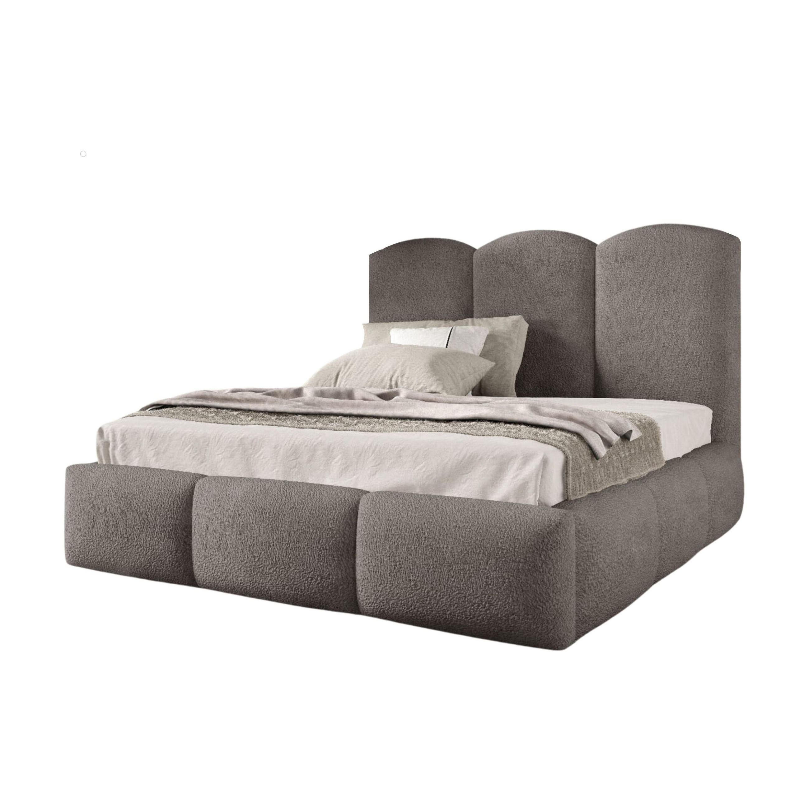 Furnistar Polsterbett Grau 180x200 cm