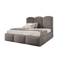 POLSTERBETT BAILEY Bettkasten Lattenrost 200x200 Grau - Grau, Holz (200/200cm) - Furnistar