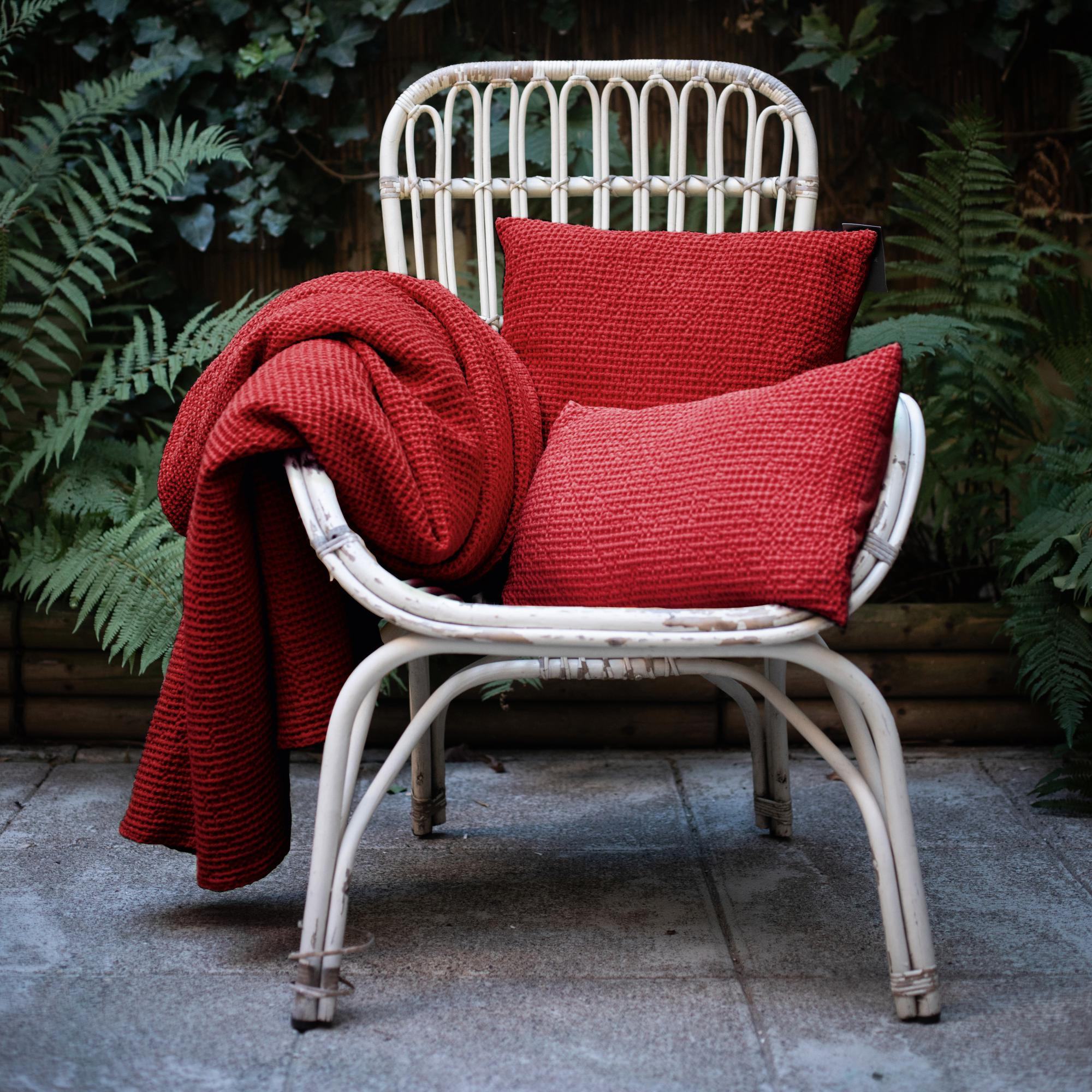 KISSEN Maia carbonfarben 30 x 50 cm - Anthrazit, Textil (30/50cm) - Vivaraise