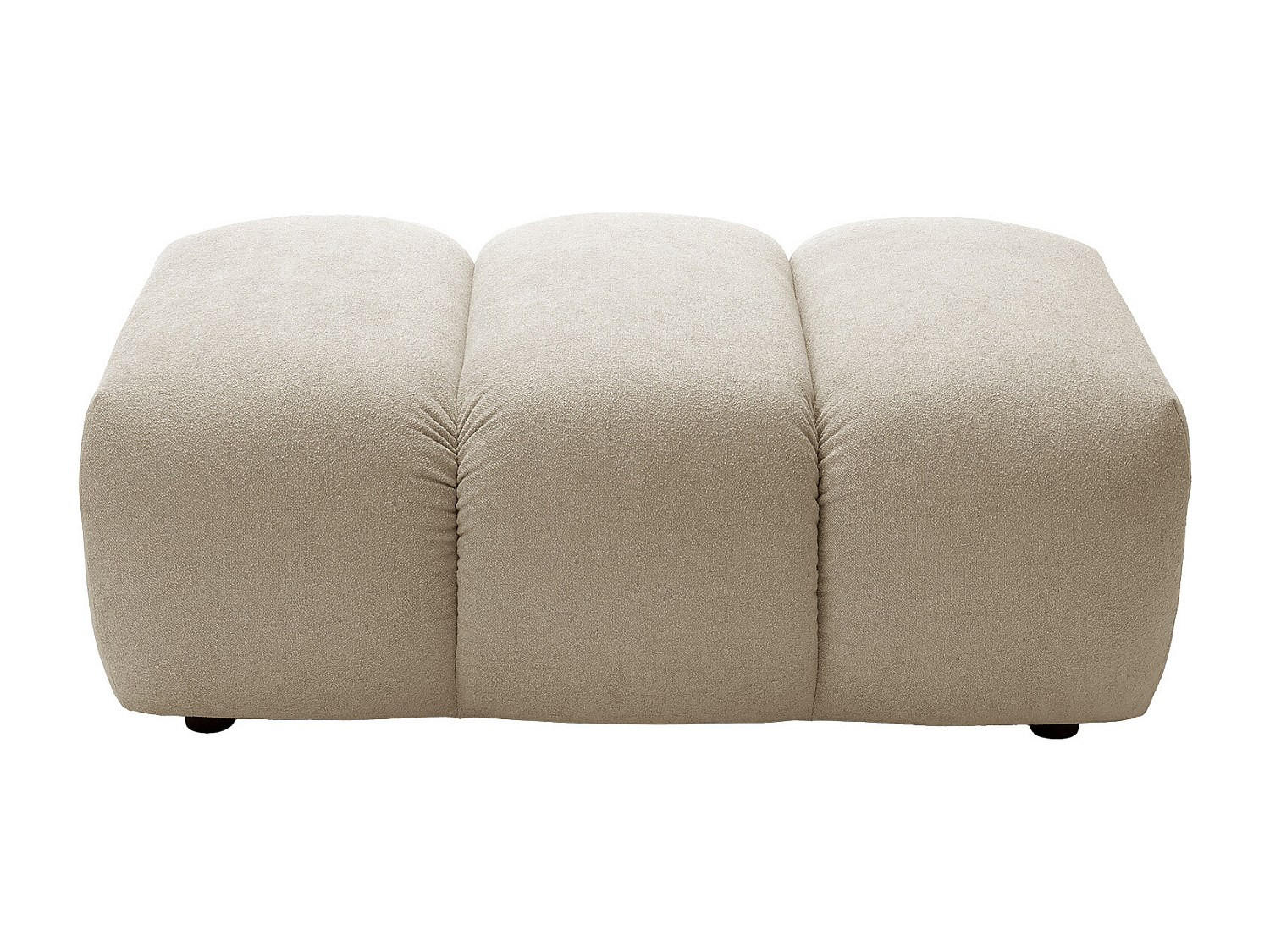 Vente-Unique Sitzhocker Beige 105x43x70 cm