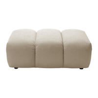 SITZHOCKER - 1 Person - stoff - beige Fridora - Beige, Kunststoff/Textil (105/43/70cm) - Vente-Unique