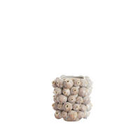 VASE Nitali Braun 19/18,5/21 cm - Braun, Keramik (21cm) - Light & Living