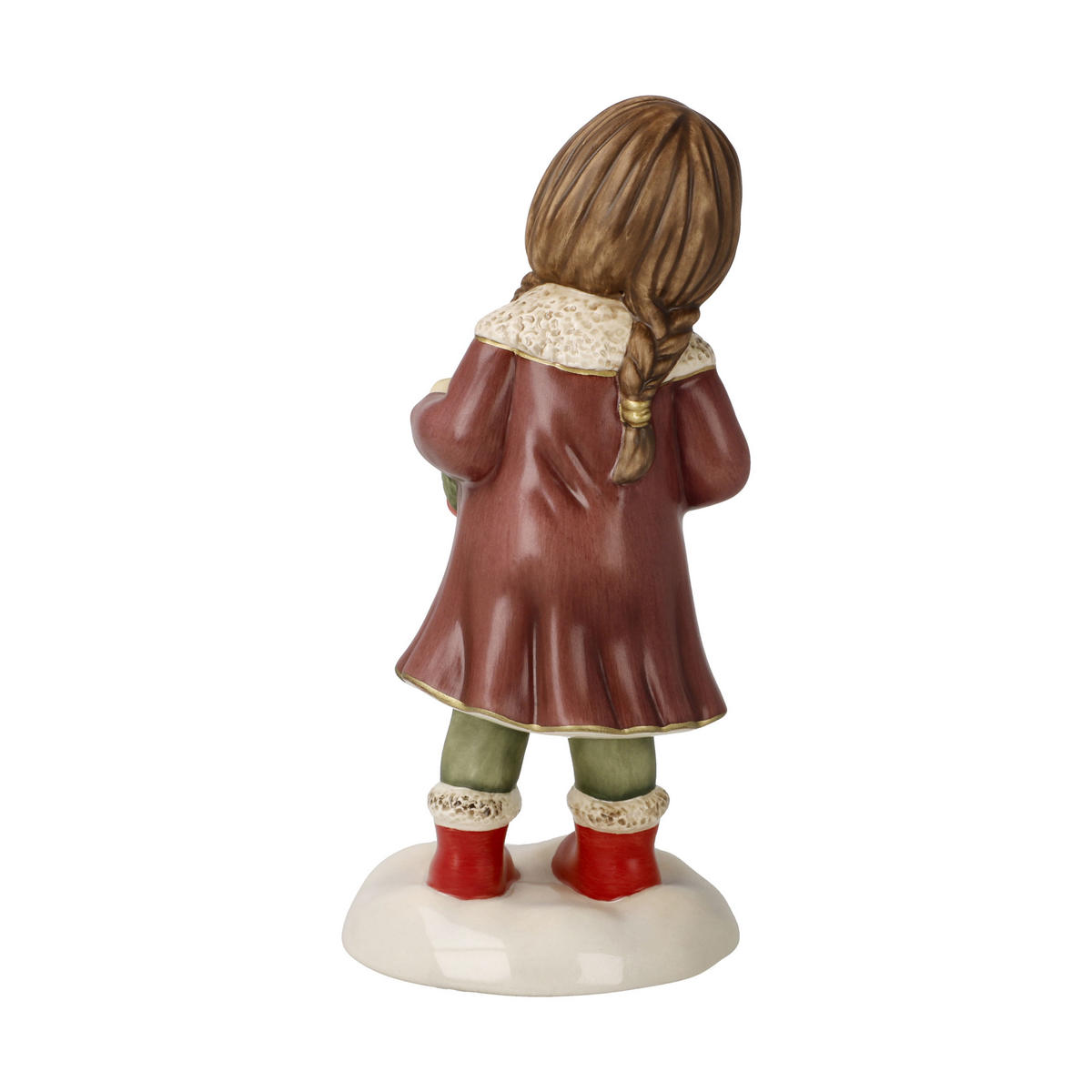 DEKOFIGUR Ein Kranz zum Advent, Steingut, Bunt, 14.5 cm - Multicolor, Keramik (6/14.5/7cm) - Goebel