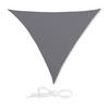 SONNENSEGEL - Grau, Textil/Metall (400/340cm) - Relaxdays