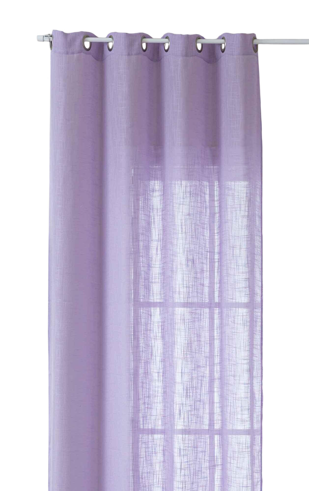 GARDINE SEOUL HxB 245x140 cm Flieder - Lila, Textil (140/245cm) - Gardinenbox