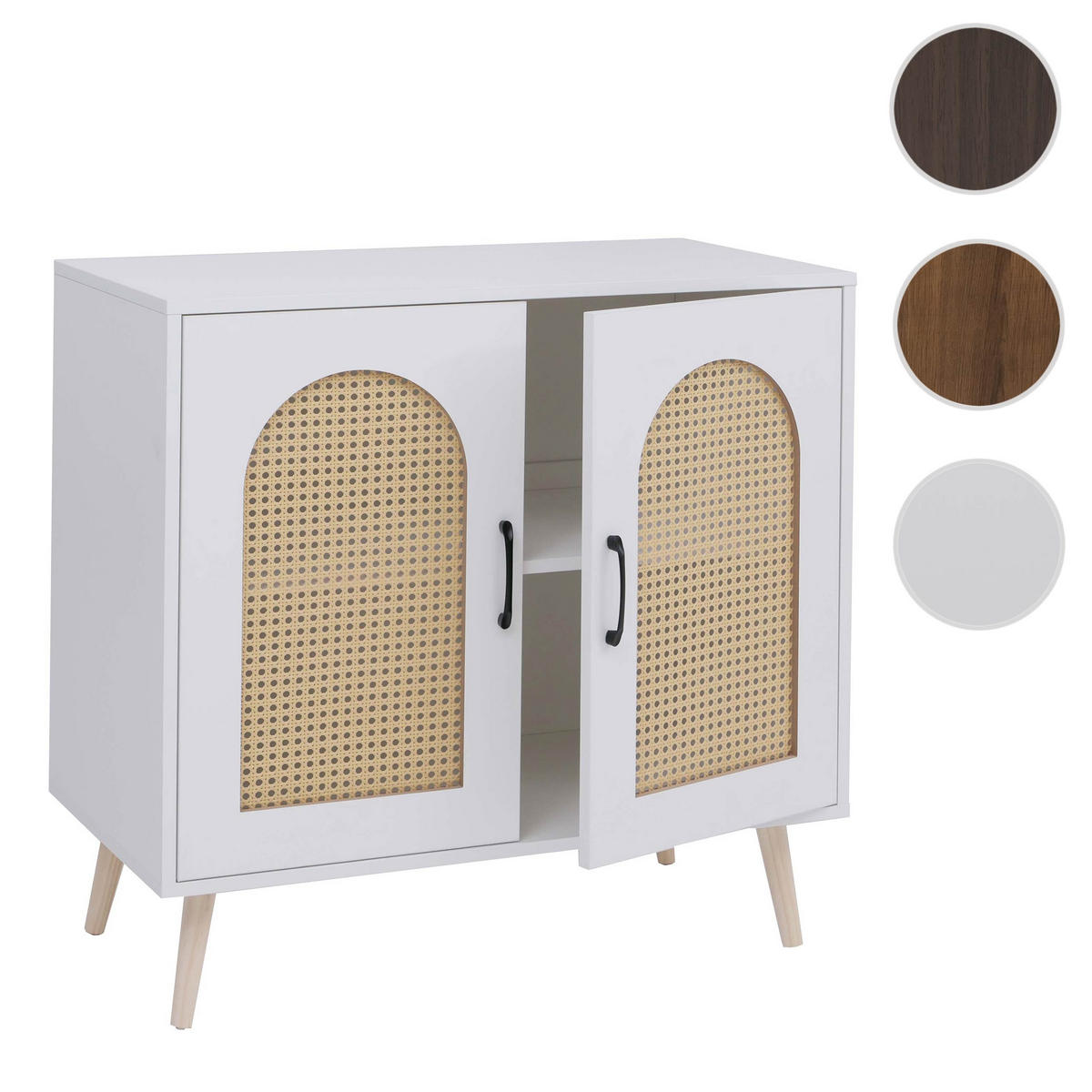 KOMMODE Weiß - Weiß, Holz (80/79/40cm) - MCW