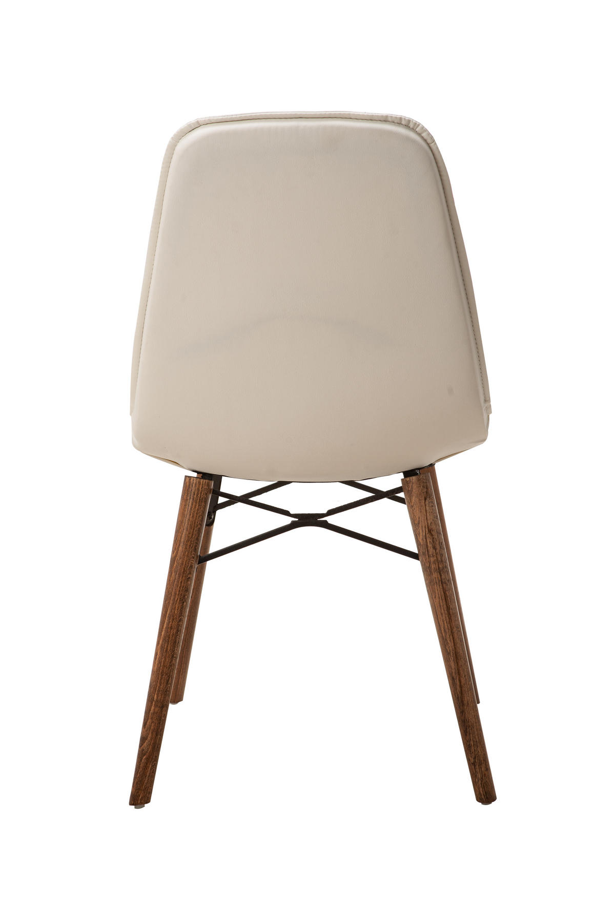 STUHL DENVER mit Holzbeinen - Weiß, Holz/Textil (46/85/46cm) - Stuhlmann