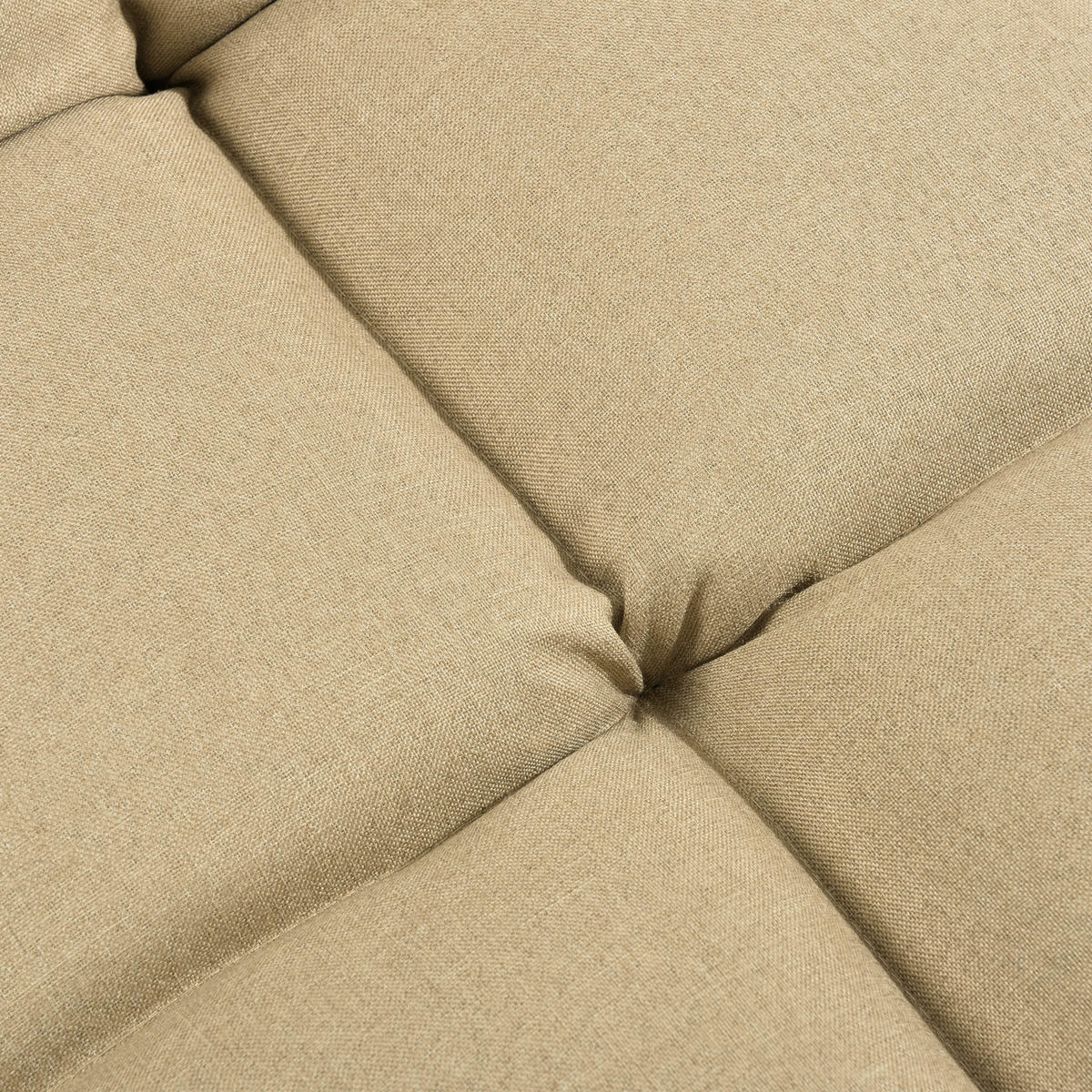 BODENSTUHL Jenö Textil Beige - Beige, Textil (110/11/55cm) - [en.casa]