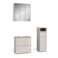 BADMÖBEL-SET Majest Cashmere 3 Teile - Kaschmir, Holzwerkstoff (60.1/62/30.1cm) - Vicco