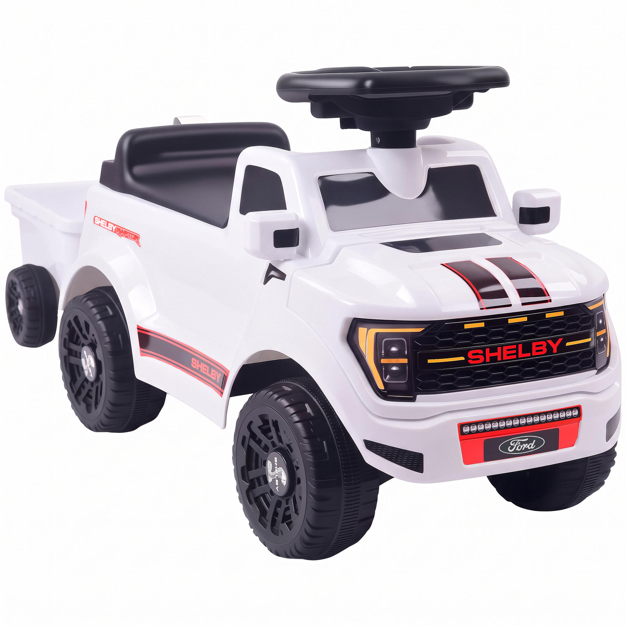 Aiyaplay Rutschauto-Für-Kinder Weiß 25.5x33x80 cm