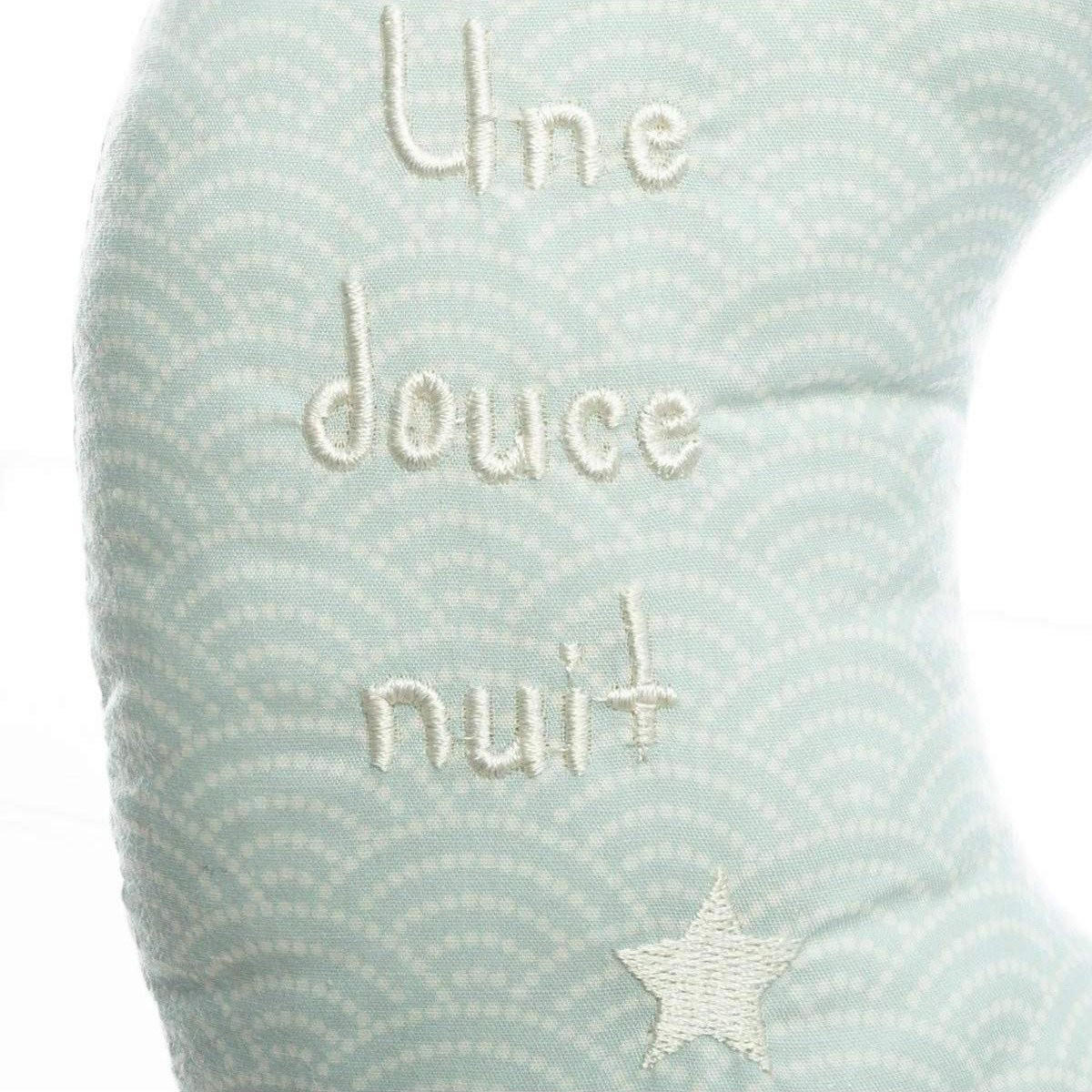 ZIERKISSEN Moon - Grün, Textil (7/37cm) - Atmosphera Createur d´interieur