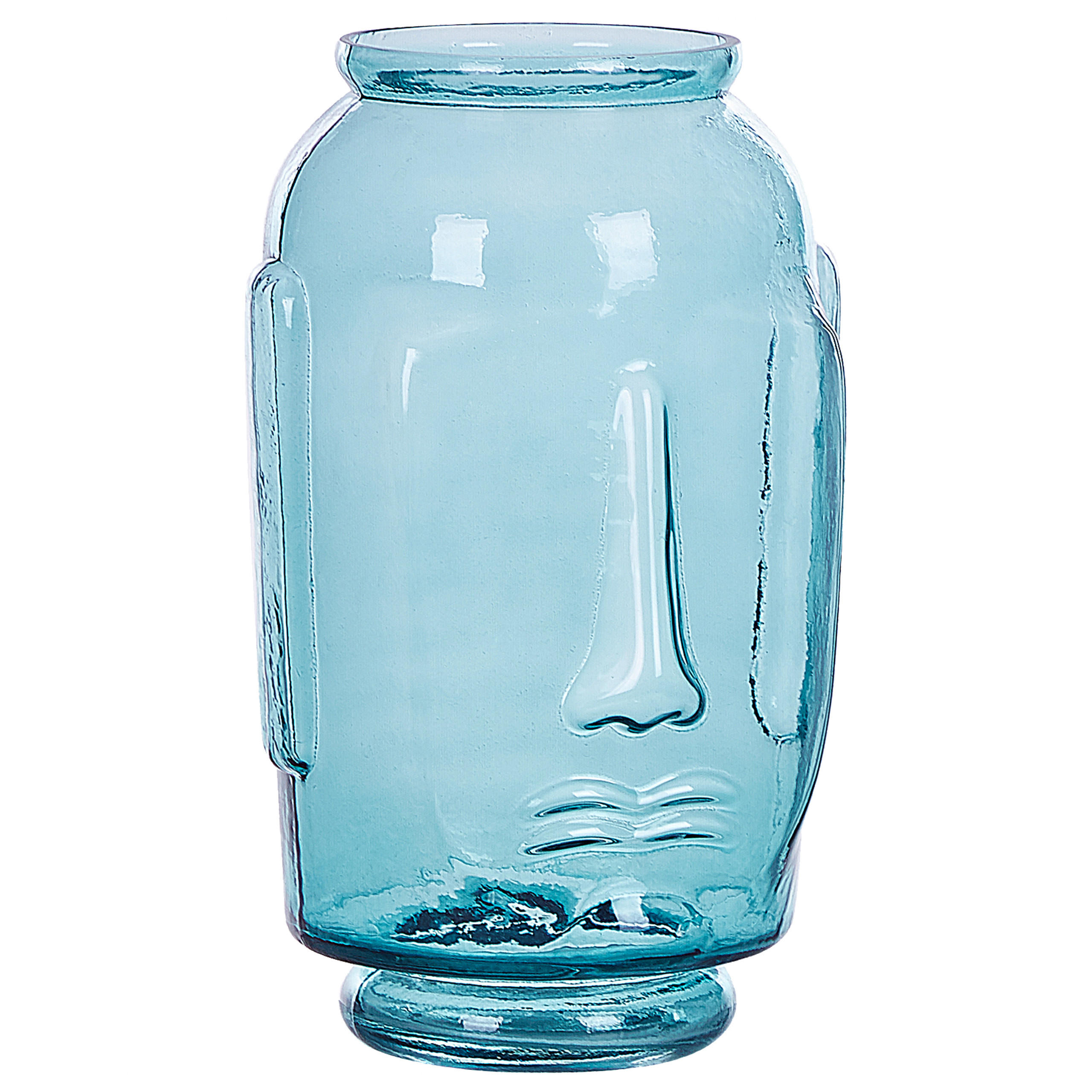 DEKOVASE Glas blau Sambar - Blau, Glas (31cm) - Beliani