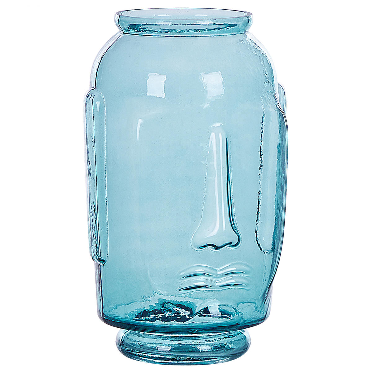 DEKOVASE Glas blau Sambar - Blau, Glas (31cm) - Beliani