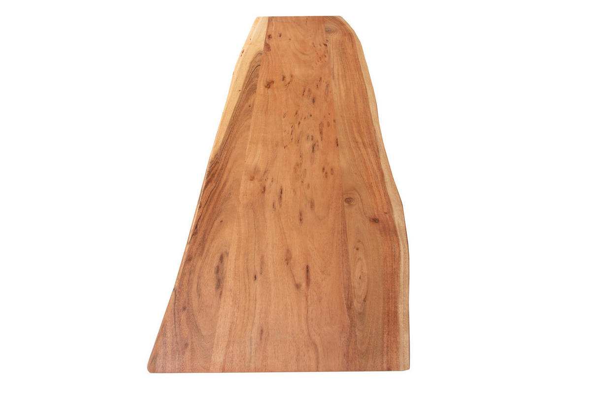TISCHPLATTE CURTIS - Beige/Naturfarben, Akazienholz/Holz (40/140/3cm) - SAM