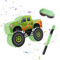 PINATA - Multicolor, Papier/Wellpappe (40/28/6cm) - Relaxdays