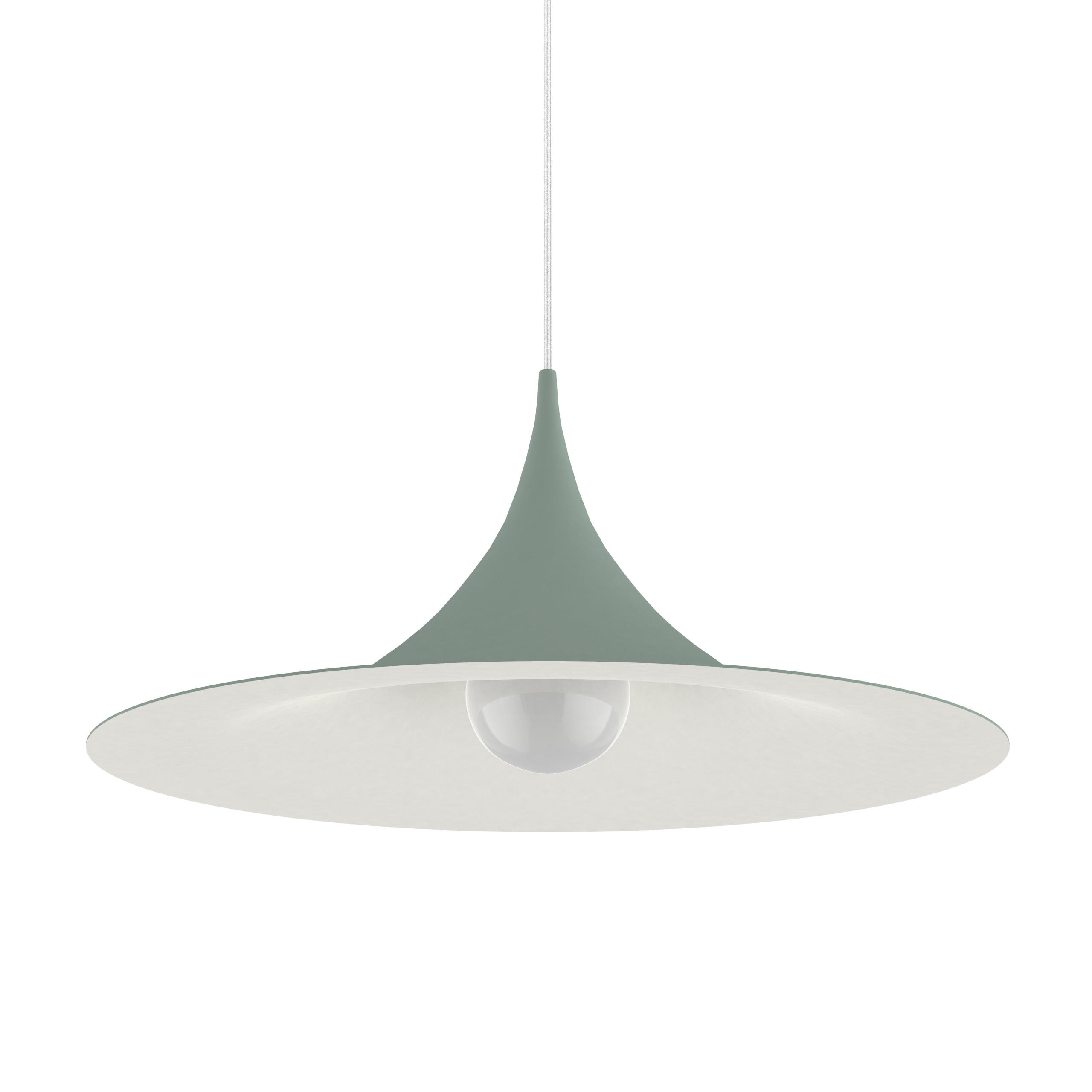 HÄNGELEUCHTE - Grün, Metall (57/57/27cm) - Lumicom
