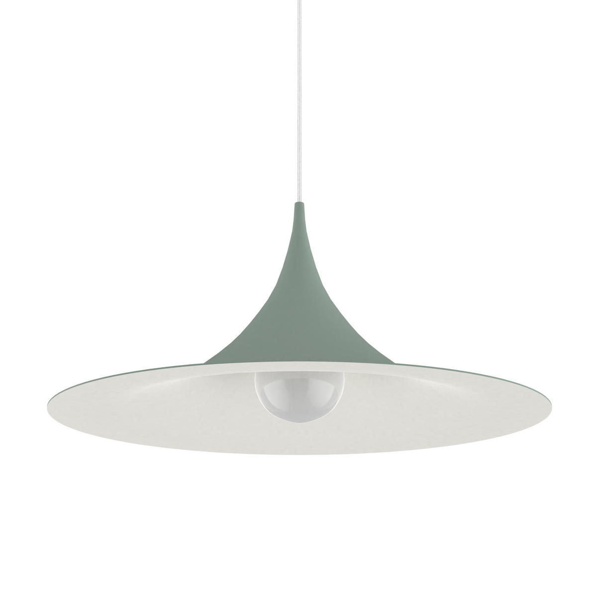 HÄNGELEUCHTE - Grün, Metall (57/57/27cm) - Lumicom