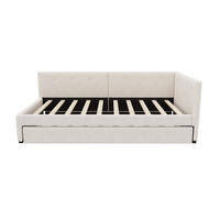 POLSTERBETT PANG-B7D4K9 90/200 cm Beige - Beige, Fell - PANGIVO
